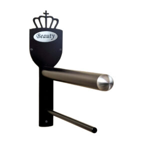 Eleganter Sattelhalter mit Krone