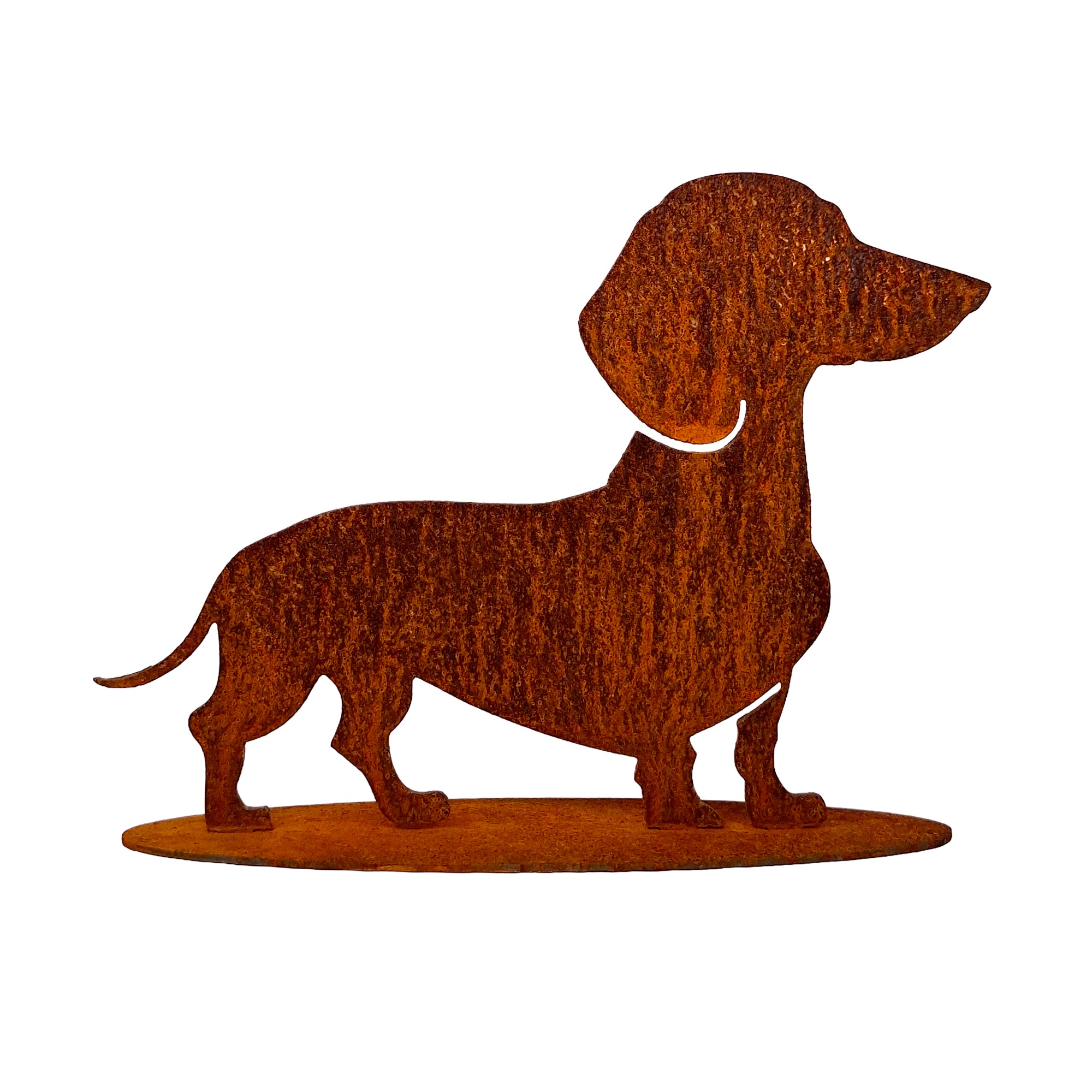 Dackel aus Cortenstahl