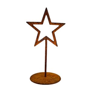 Stern aus Cortenstahl