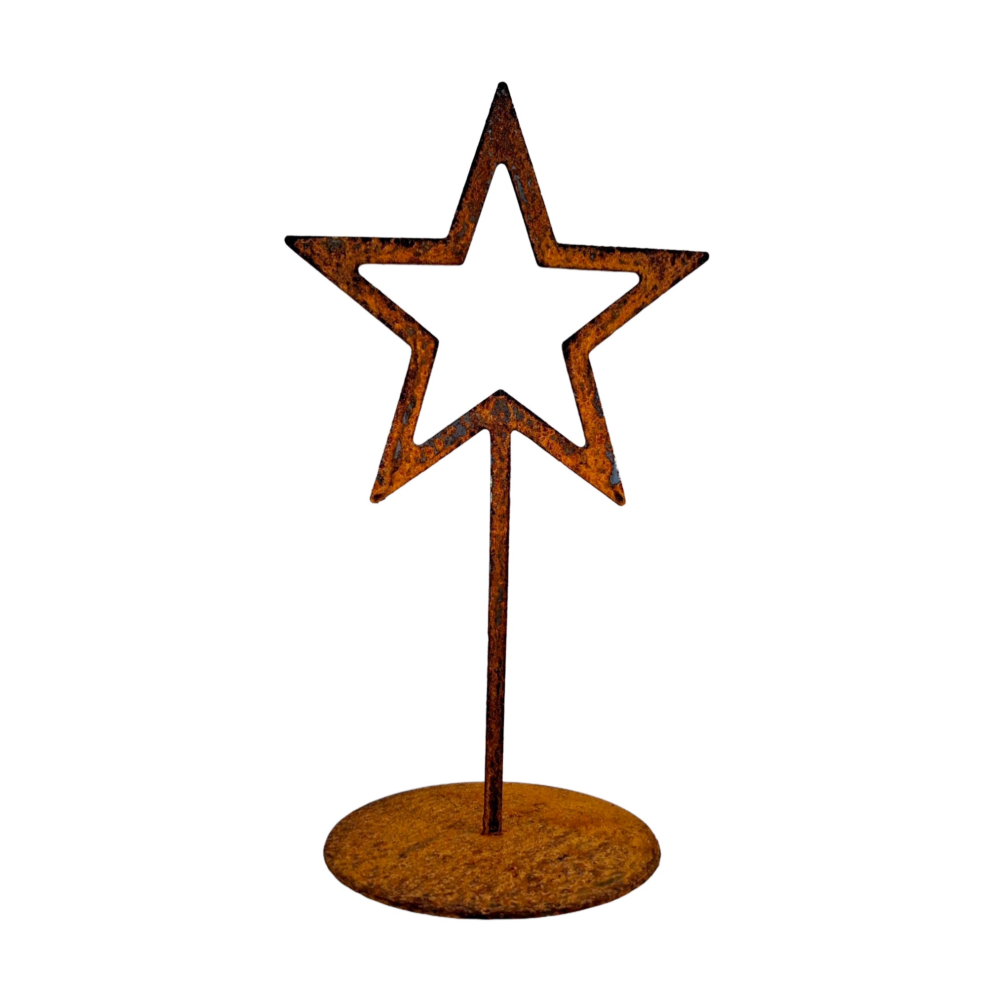 Stern aus Cortenstahl