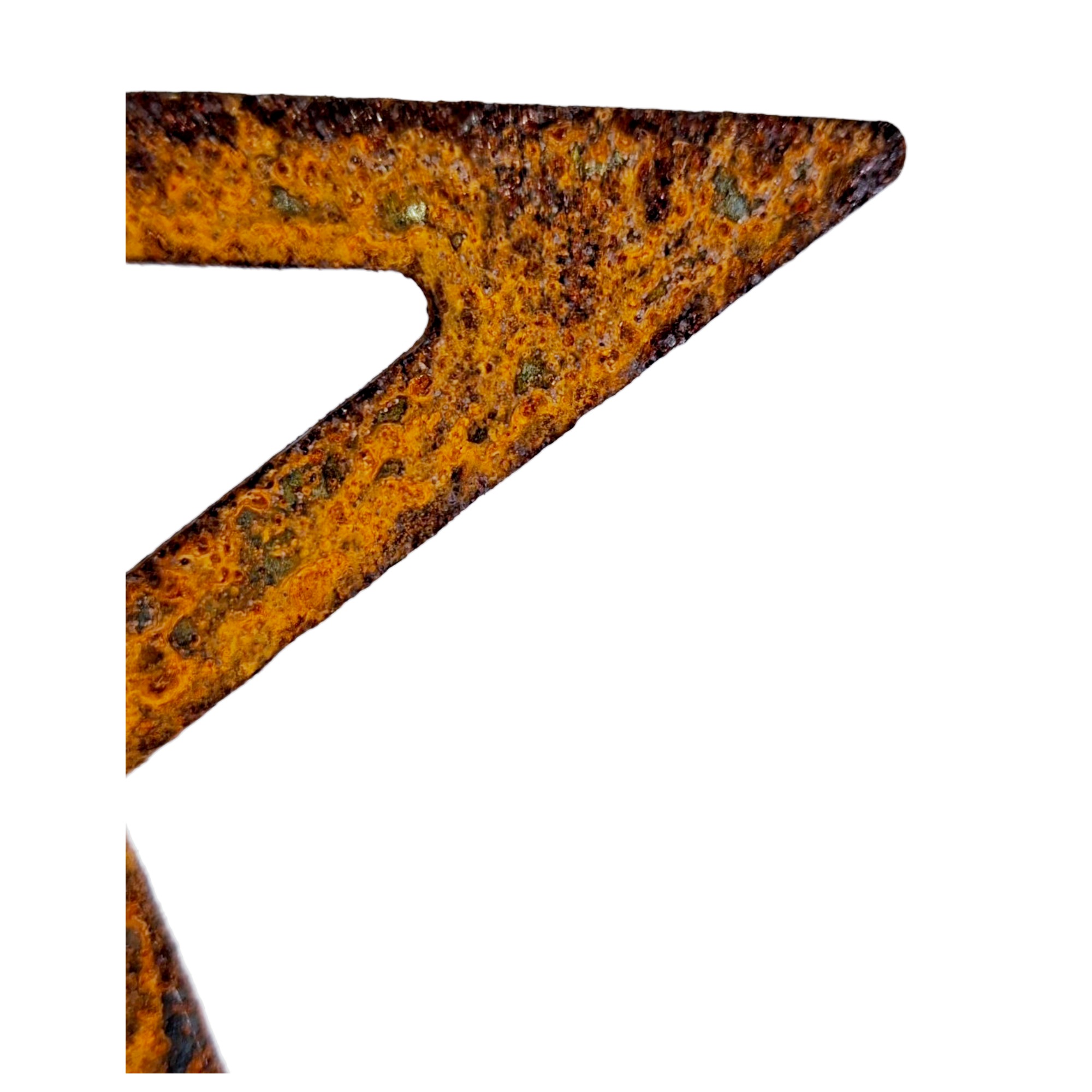 Cortenstahl Stern Detail