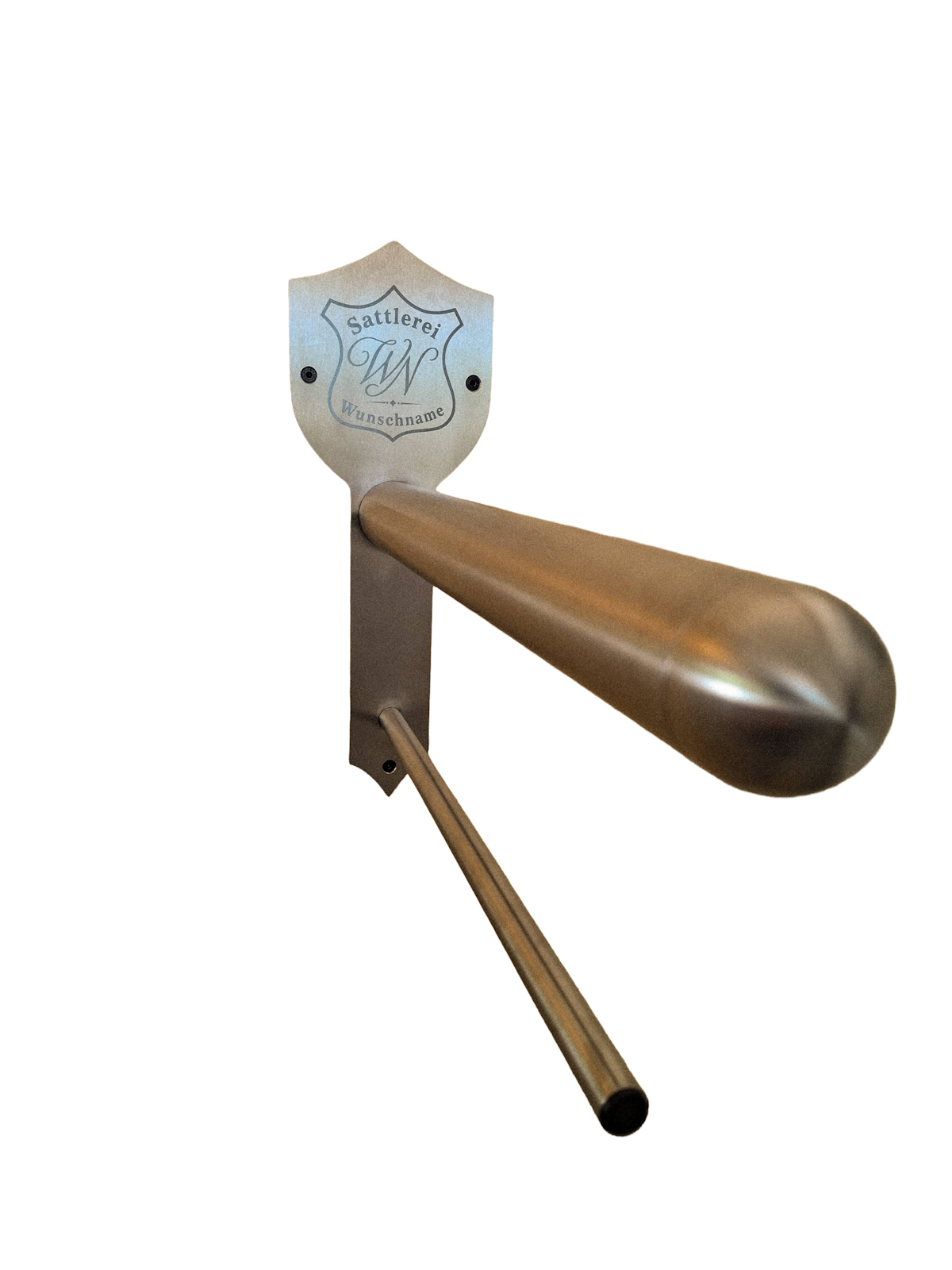 Sattelhalter Edelstahl Wunschmotiv
