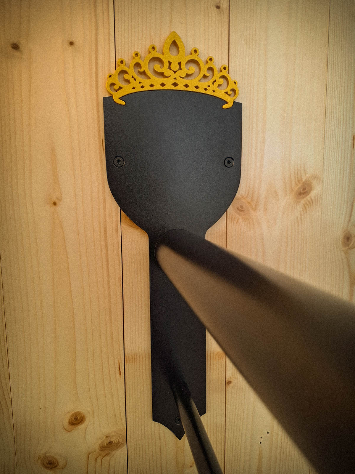 Sattelhalter aus Metall „Prinzessin“ – Bild 3